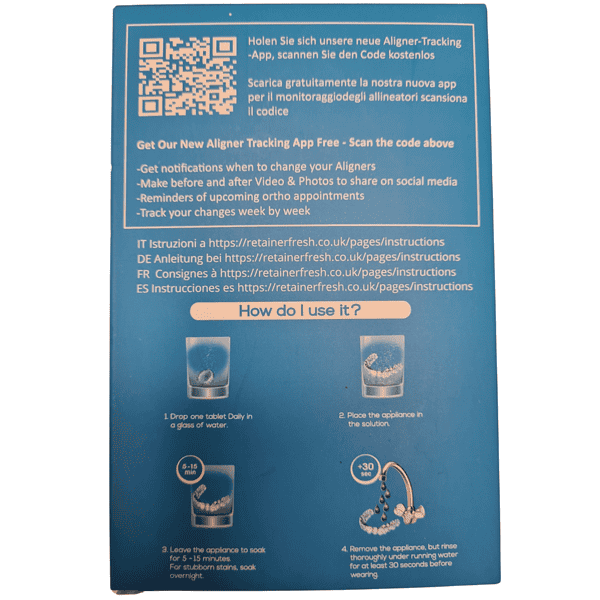 Retainer Fresh Premium  Cleaning Tablets - Image 2