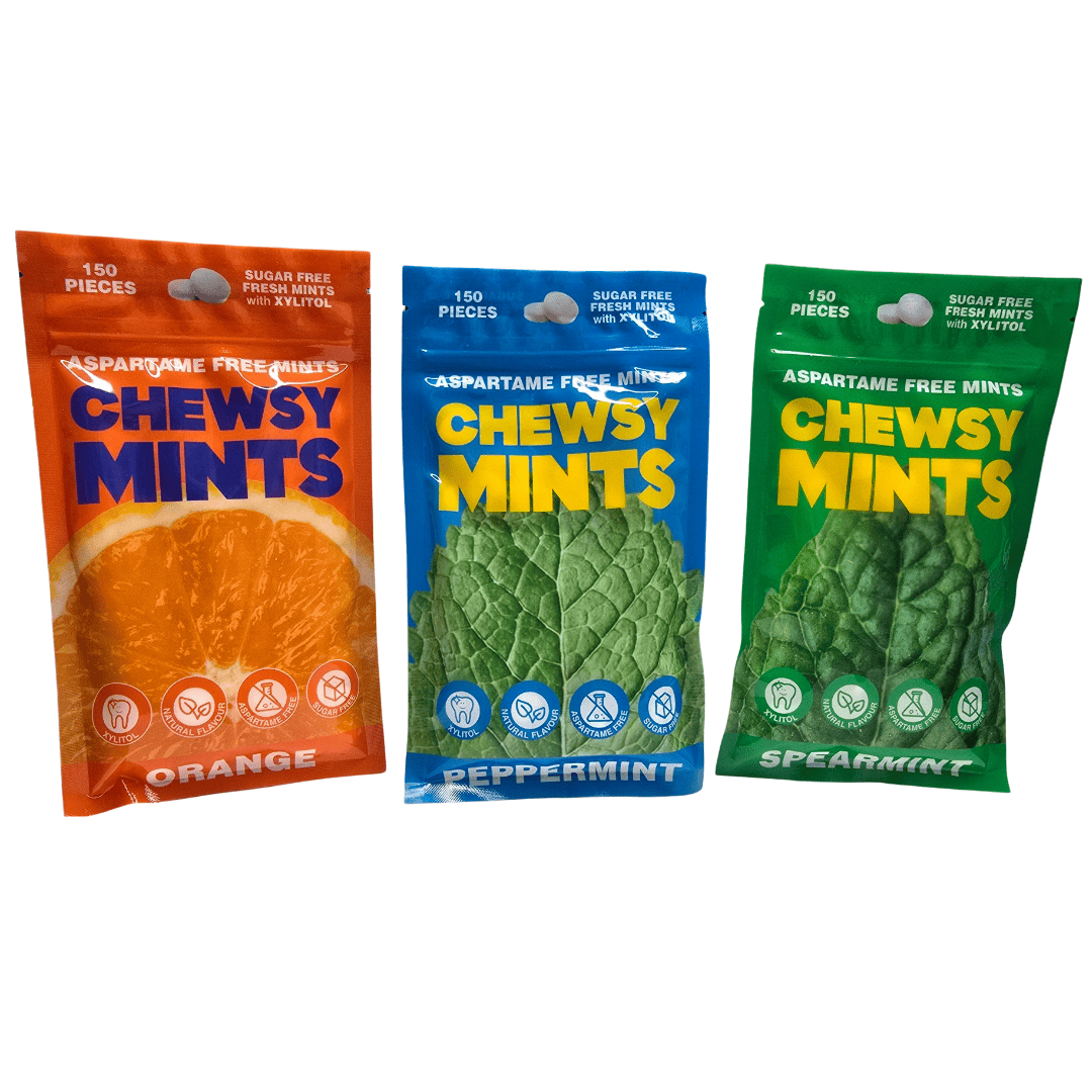 sugar free mints - orange, peppermint or spearmint