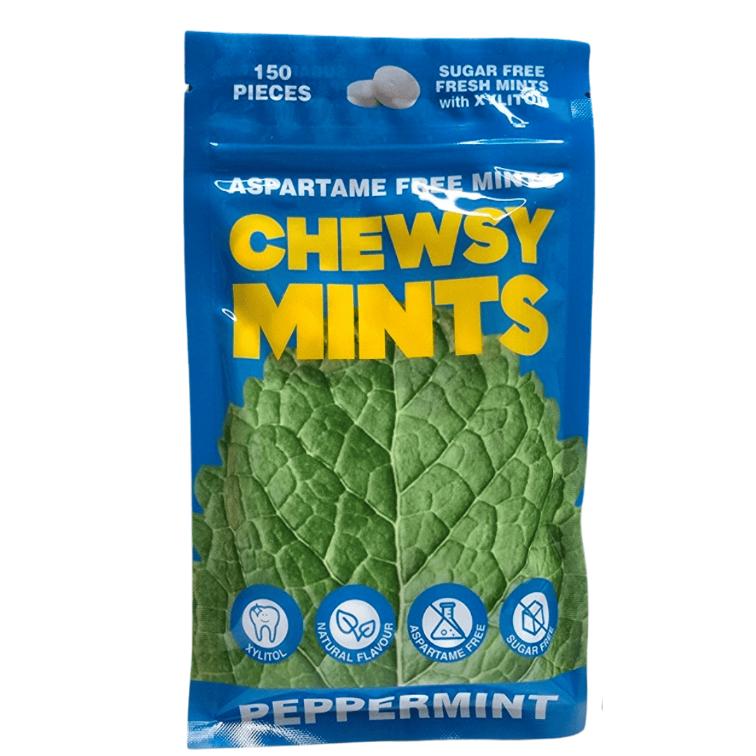 Chewsy sugar free mints with xylitol