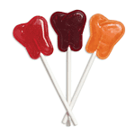 High fibre sugar free lollipops