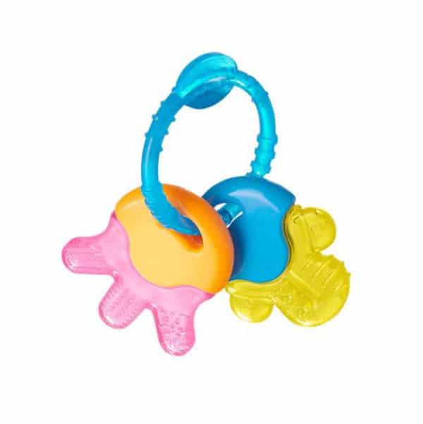 Cool and calm teething ring