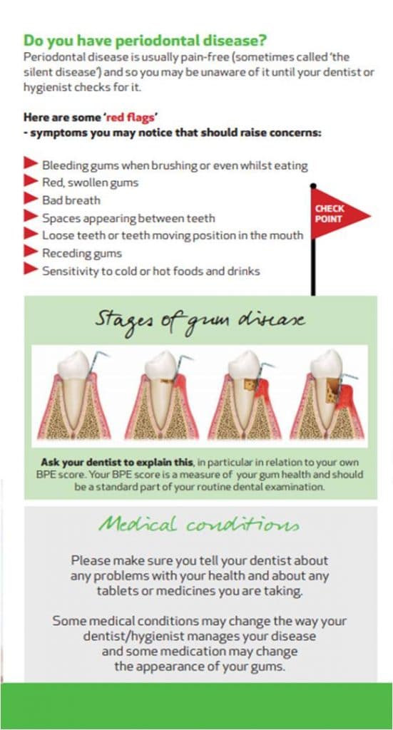 BSP Gum disease leaflet