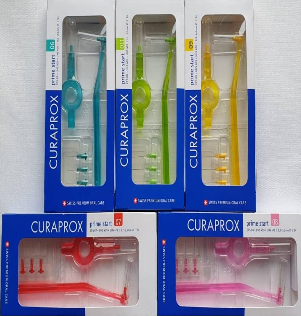 Curaprox Prime Interdental Starter Kit for cleaning between teeth