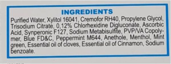 Curasept 212 ingredients