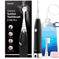 Sonic suction toothbrush for home use