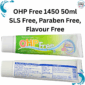 OHP 1450 Free 50 ml paraben free sls free flavour free