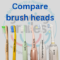 Compare toothbrush head size