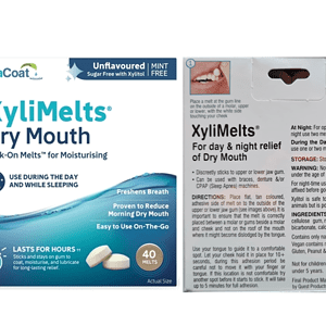 Xylimelts unflavoured discs for dry mouth