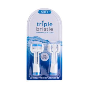 Triple Bristle replacement brush heads