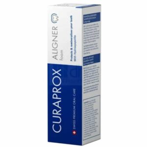 Curaprox Aligner Foam product on a white background