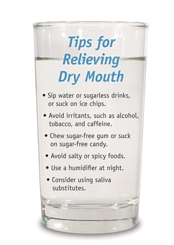 Tips for relieving dry mouth