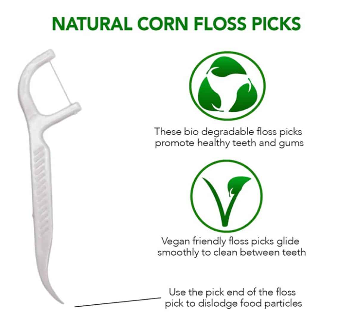Eco friendly floss picks good for planet and