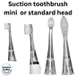 Mini or Standard size toothbrush heads
