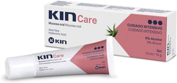 Kin oral care gel for mucositis and sore mouth