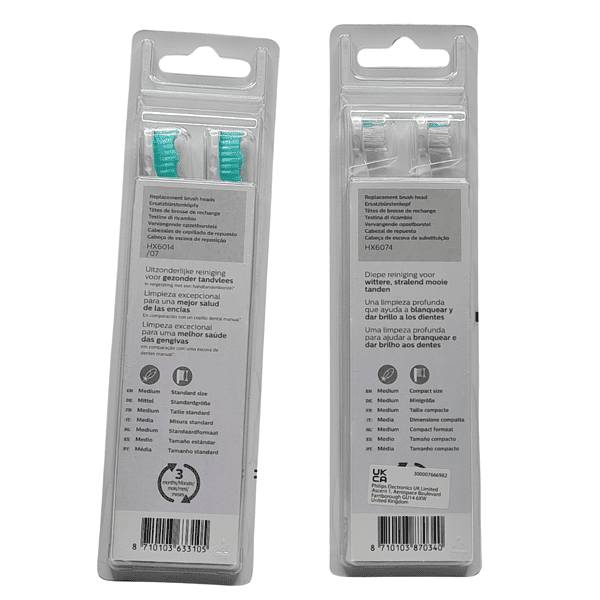 Philips sonicare replacement toothbrush heads