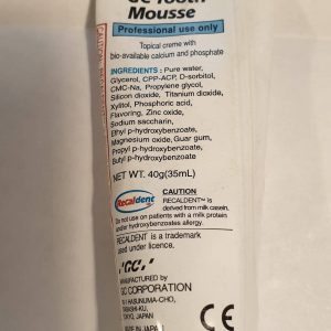 Remineralising Tooth Mousse