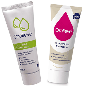 Oralieve Ultra Mild Toothpaste for Dry Mouth - full and trial size available