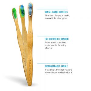 Woobamboo eco friendly toothbrushes