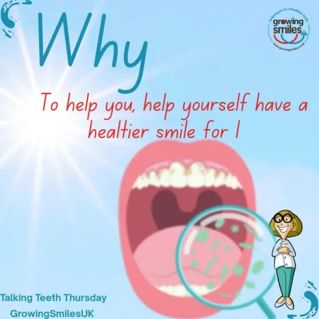 Oral health coach LeighGS will be outdoors this evening to talk teeth. Got a question about your oral health  - not just in the heat? Let us know. We are here to help you, help  yourself have a healthier smile for life. #growingsmilesuk #facebooklive #askanexpert #oralhealth #yourmouthmatters #funinthesun #healthysmilesforlife #talkingteeththursday