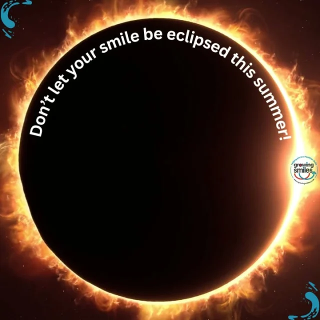 ☀️ Don’t let your smile be eclipsed this summer! 😁Holidays,  working outdoors, days out, late nights, a change of routine plus the heat, can all take a toll on your smile.Don't let oral health take a back seat.🎙️ Join Oral Health Coach LeighGS for an early kick-off to Talking Teeth Thursday tomorrow... 8.45/9am. Turn on notifications FB growingsmilesuk Leigh will be online to answer any oral health questions, share practical tips and help you make smile-friendly choices — wherever your summer takes you.Got a question? Wondering if that summer habit is helping or harming your smile? ☀️🦷Ask LeighGS!💬 Drop your question below or join us from 9am.Eat well. Clean well. Be well.GrowingSmiles.co.uk — Helping you, help yourself have a healthier smile for life.#TalkingTeethThursday #eclipse   #OralHealth #HealthySmile #SummerSmile #OralHealthCoach