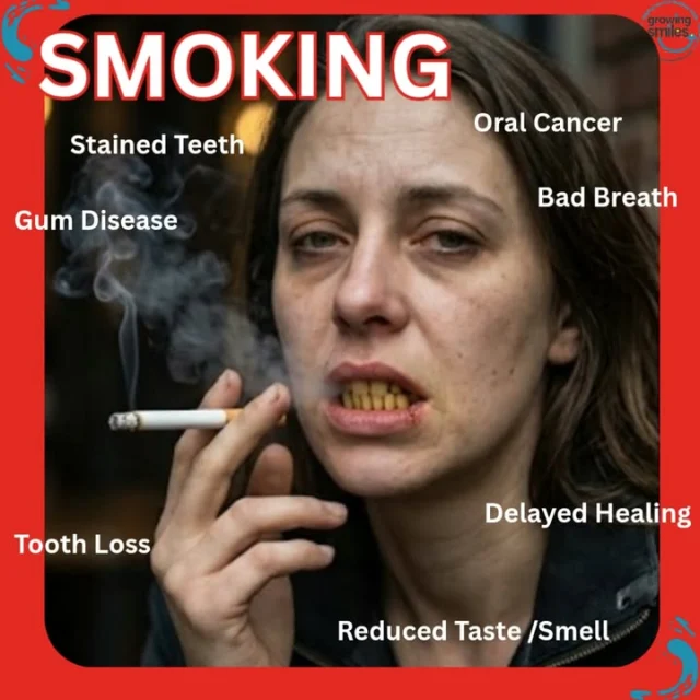 Smoking isn't good for your oral, overall health and wellbeing..... but quitting isn't easy. Today an updated Cochrane review reportedsmokers who want to quit have the best chance of doing so if they use nicotine e-cigarettes (vapes) over methods such as nicotine gums and patches and quitting with behavioural support or no support at all.Learn more about smoking and your smile at https://growingsmiles.co.uk/healthy-tips-for-happy-teeth-and-oral-health/smoking-tobacco-e-cigarettes-and-oral-health/