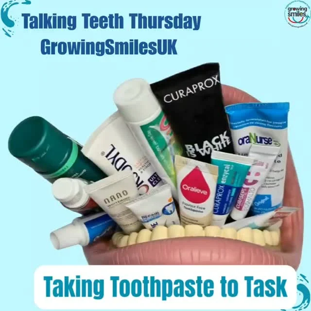 WHY DID YOU CHOOSE YOUR #TOOTHPASTE?Habit? Taste ?   Price ?   Brand?   Offers? Recommendations? Claims?You probably have a reason for choosing but how much do you know about your toothpaste choice? Let's talk about it as we continue to take #ToothpastetoTask this #TalkingTeethThursday 7pm #Facebook #growingsmilesuk What toothpaste do you use?👇Got a question? Let us knowHealthySmileForLife OralHealth OralHealthTips MouthHealth HealthyMouth